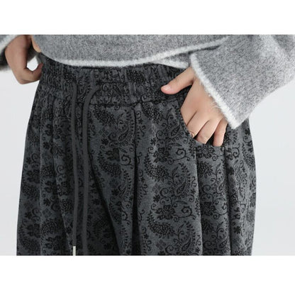 Paisley Straight Wide Pants【TR3209】
