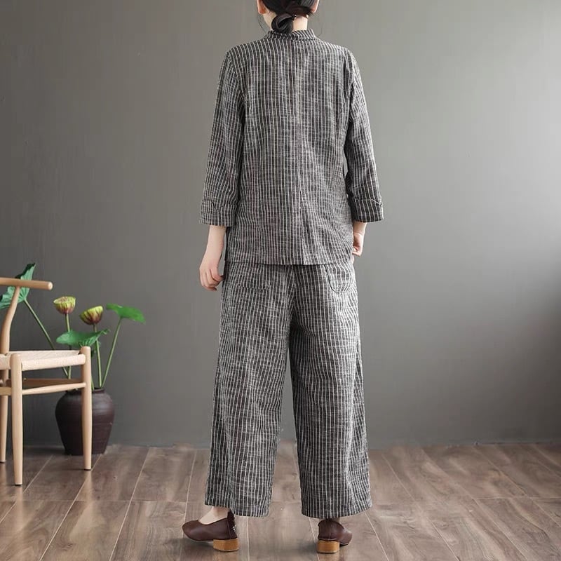 Wild Wide Leg Pants Setup【TR2848】