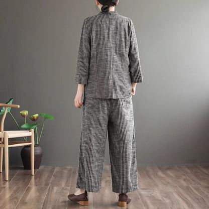 Wild Wide Leg Pants Setup【TR2848】