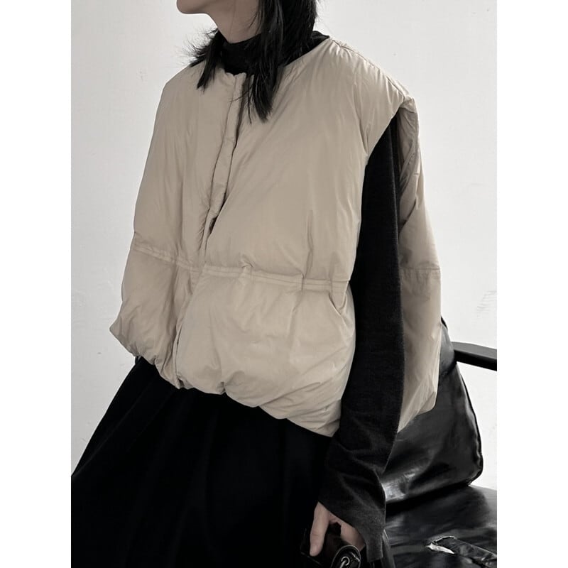 Quilting Balloon Jacket Vest【TR3237】