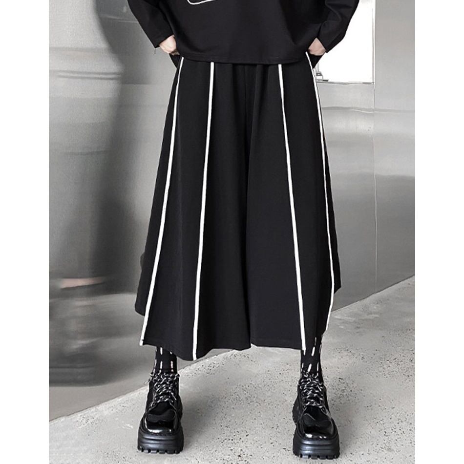 〈Unisex〉Wide-leg Line Pants【TR0511】