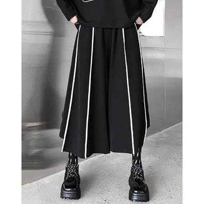 〈Unisex〉Wide-leg Line Pants【TR0511】