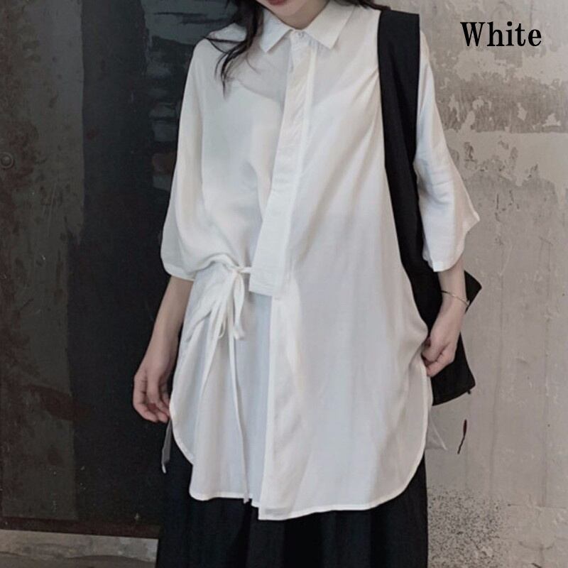 Loose Irregular Collared Shirt【TR3108】