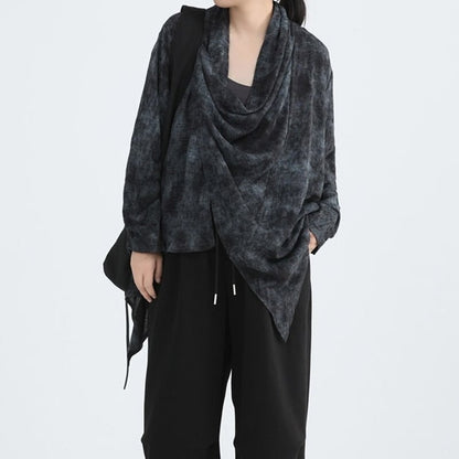 Drape Tiy-Die Collared Shirt【TR3131】
