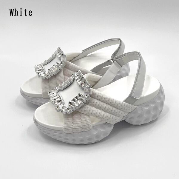 Rhinestone Buckle Sandal【TR3418】