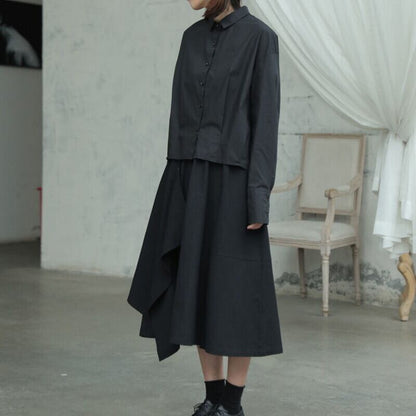 Side-Tac Basic Collared Shirt【TR3102】