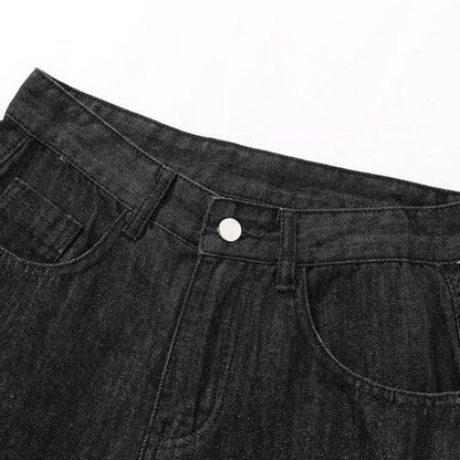 〈Unisex〉Patchwork Straight Jeans【TR1172】
