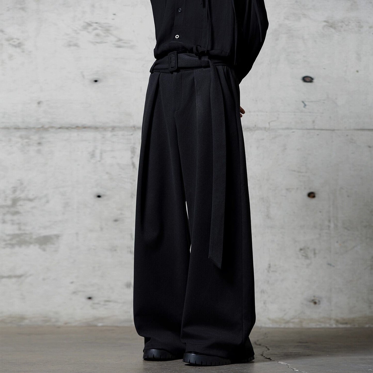 Belted High Waist Pants【TR3272】