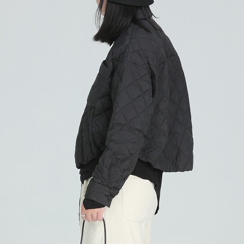 Quilting Drawstring Jacket【TR3253】