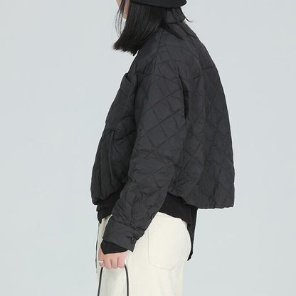 Quilting Drawstring Jacket【TR3253】