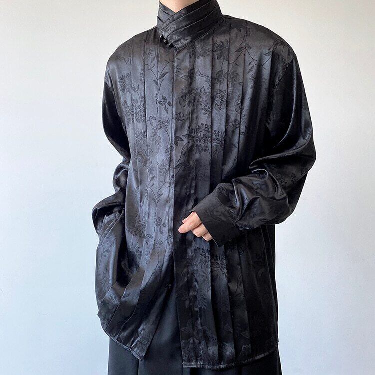 Glossy Flower Slice Shirt【TR3070】