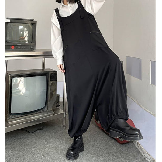 〈Unisex〉Loose Pocket Overall【TR0453】
