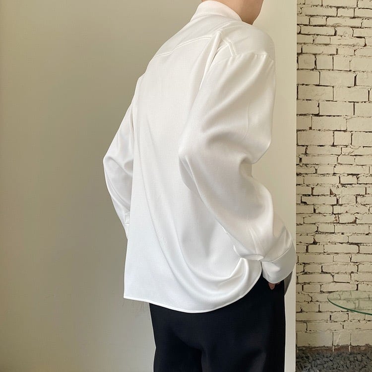 Nichi-botton Asyme Shirt【TR1446】