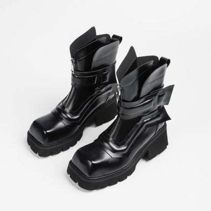 Punk Chunky Platform Boots 【TR3381】