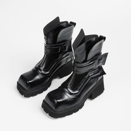 Punk Chunky Platform Boots 【TR3381】