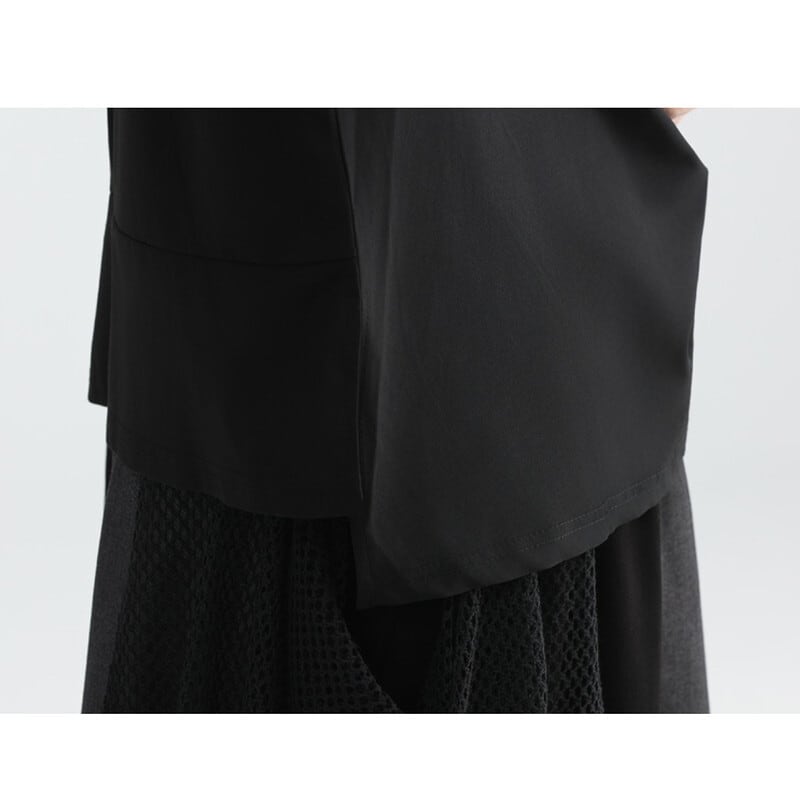 Side-Ribbon Loose T-Shirt【TR3144】