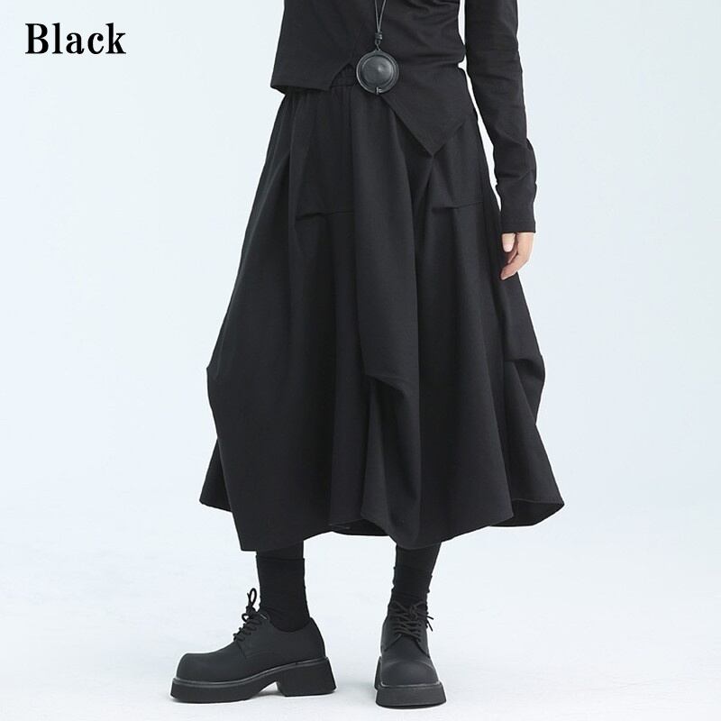 Asymmetru Wool Skirt【TR3151】