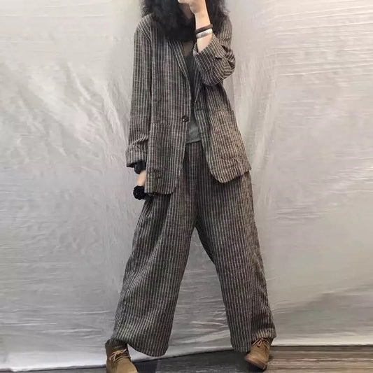 Wild Wide Leg Pants Setup【TR2848】