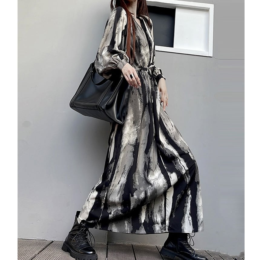 Tie Dye All-in-one Dress【TR3084】