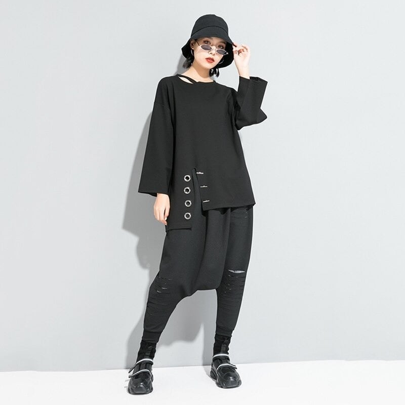 Loose Split casual Shirt【TR1277】