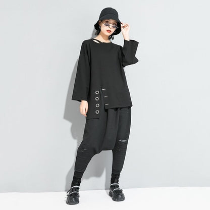 Loose Split casual Shirt【TR1277】