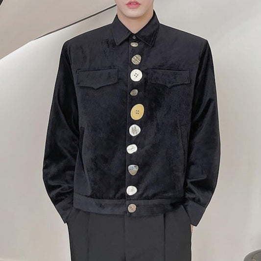 Button Design Jacket【TR1127】