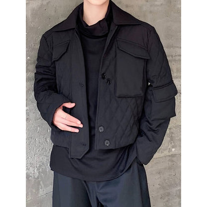 Quilted Utility Short Jacket【TR3356】