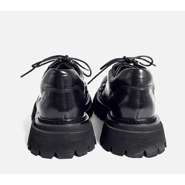 Pleated Metallic Casual Shoes【TR3408】