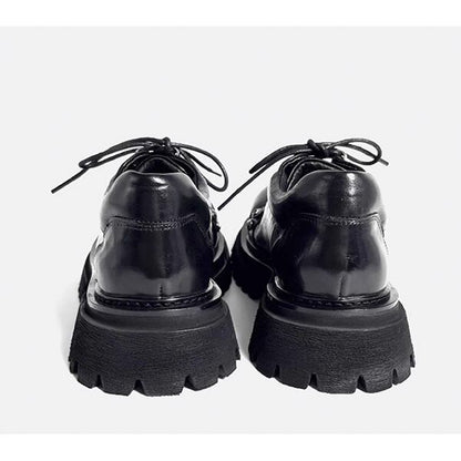 Pleated Metallic Casual Shoes【TR3408】