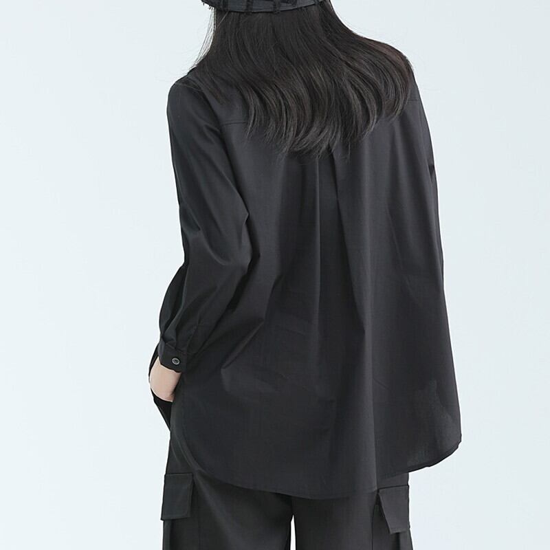 Fake-Layered Vest Collared Shirt【TR3135】