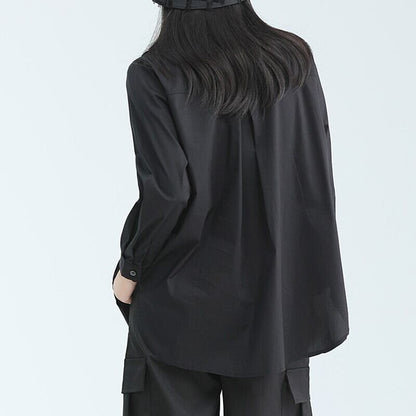Fake-Layered Vest Collared Shirt【TR3135】