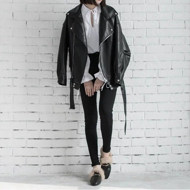 〈Unisex〉Loose Size Motorcycle Jackets【TR3027】
