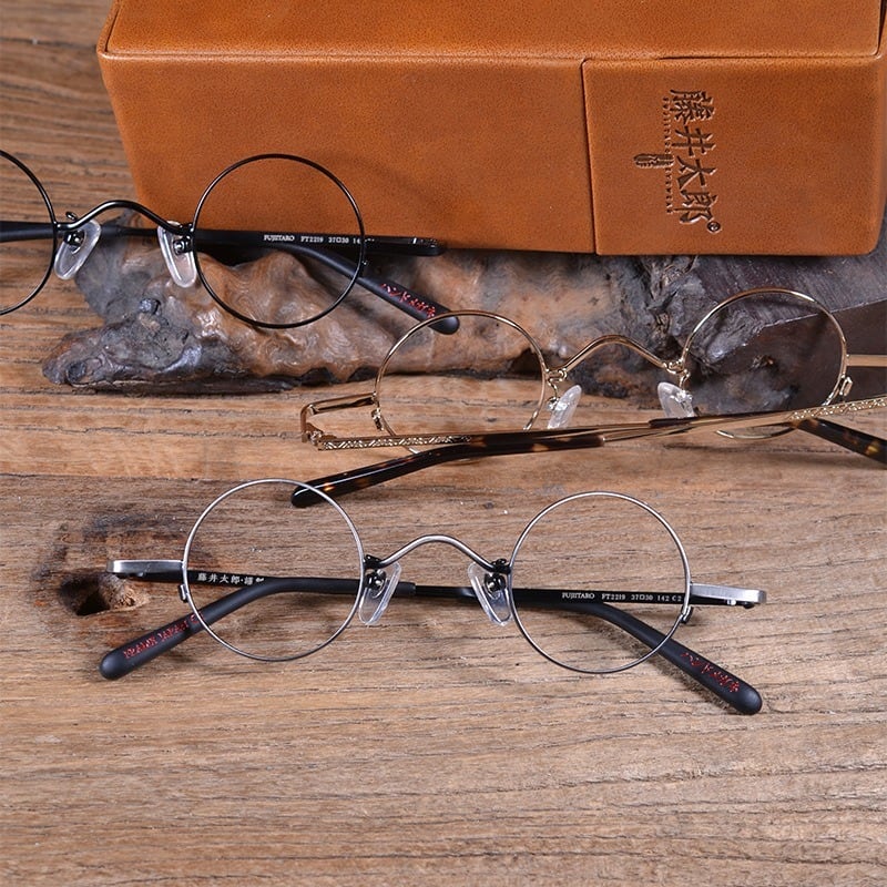 Vintage Ultralight Metal Round Glasses【TR2566】