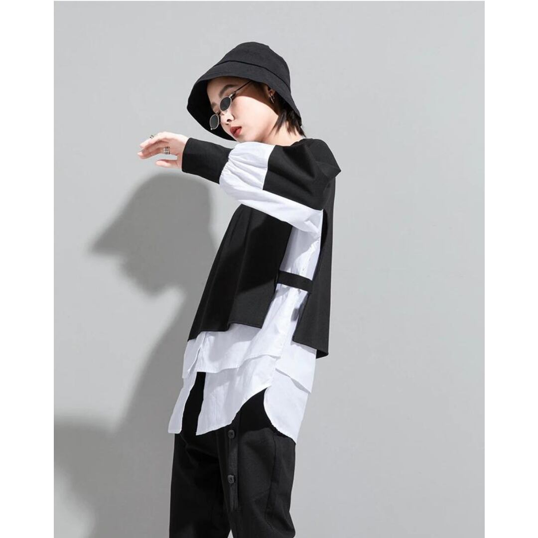 Fake Two Piece Shirt【TR1278】