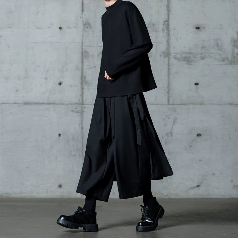Curved Panel Long-sleeve T-shirt【TR3331】