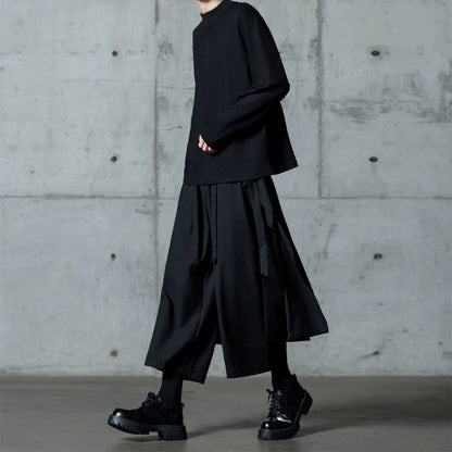 Curved Panel Long-sleeve T-shirt【TR3331】