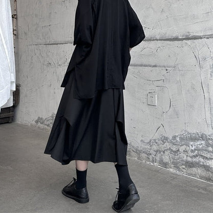Asymmetry Layered Skirt【TR3165】
