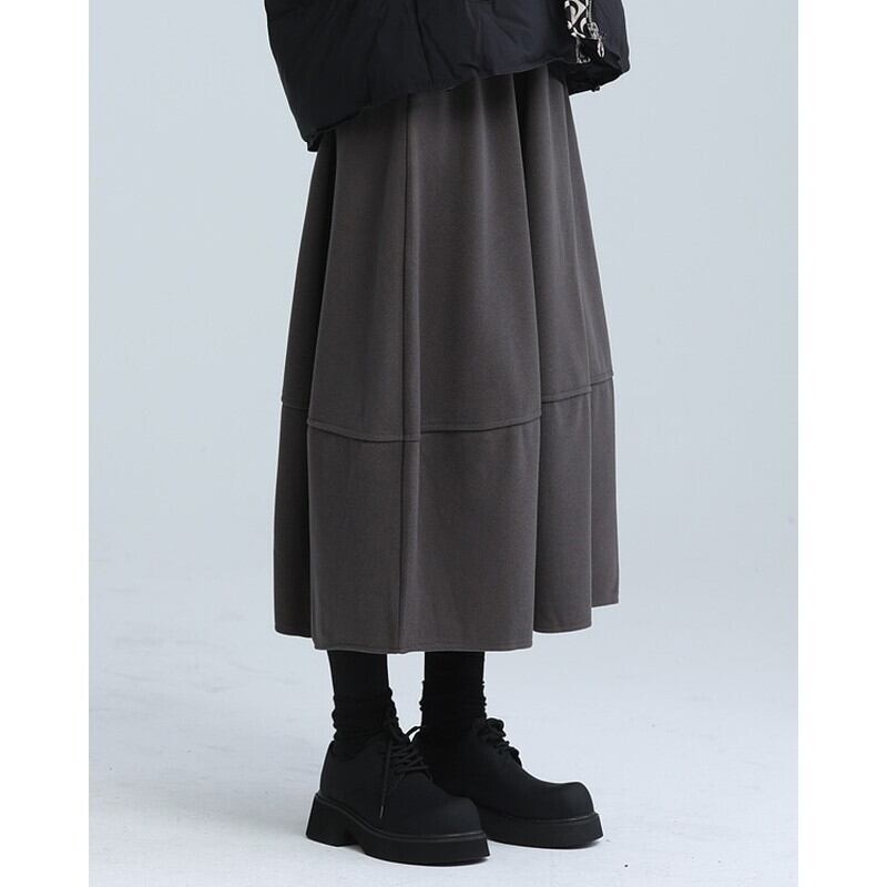 Tiered A-Line Simple Skirt【TR3169】