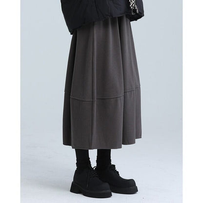 Tiered A-Line Simple Skirt【TR3169】