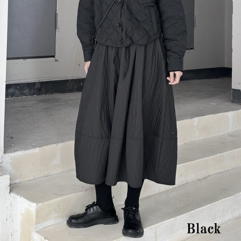 Fluffily Crinkle Skirt【TR3161】