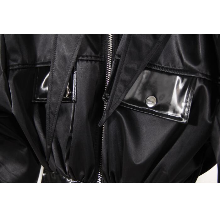 〈Unisex〉High Leather Motorcycle Jacket【TR1228】