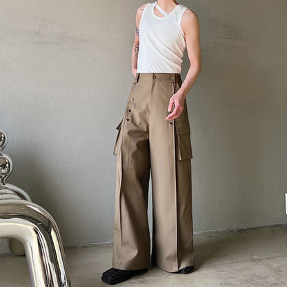 Pocket Bang Wide Pants【TR1448】