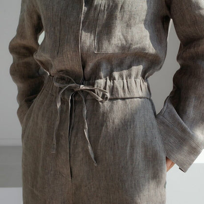 〈Unisex〉Wide Leg Jump Suit Setup【TR2880】
