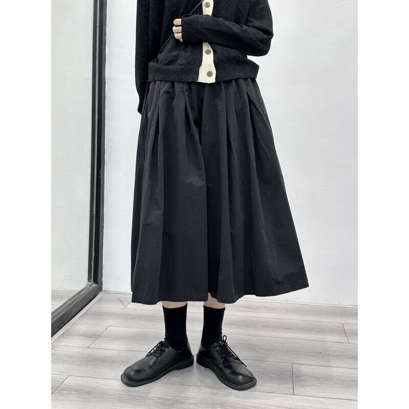 A-Line Simple Skirt【TR3159】