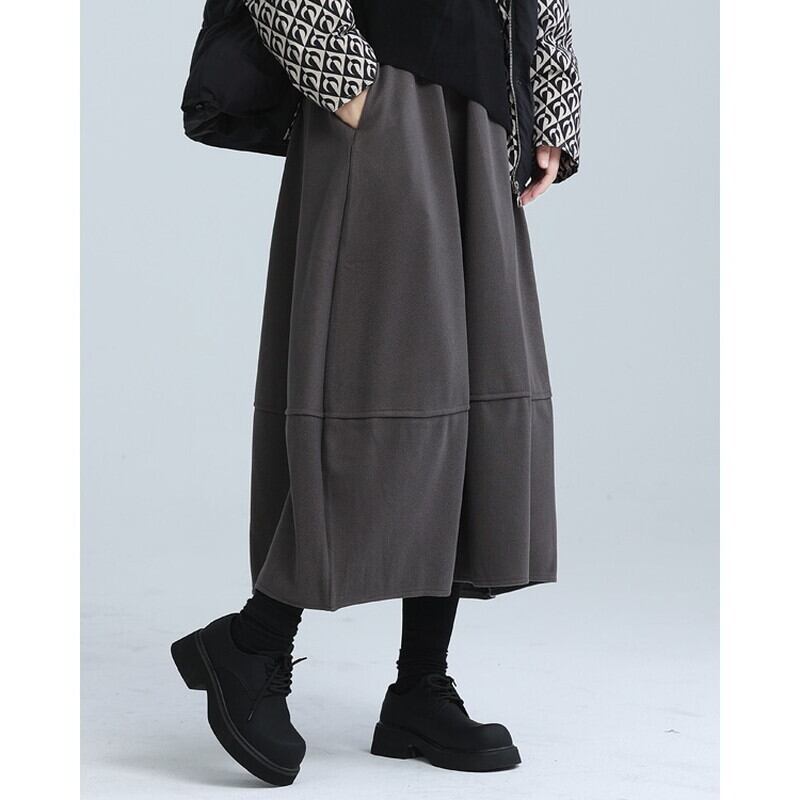 Tiered A-Line Simple Skirt【TR3169】