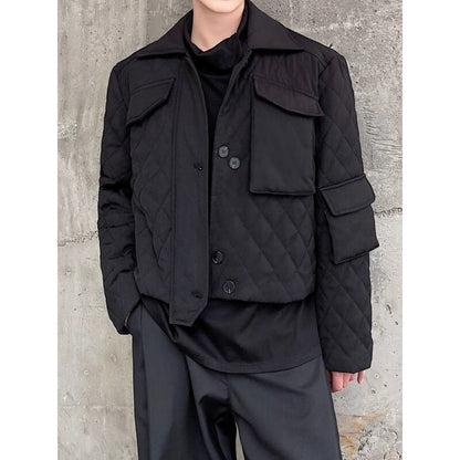 Quilted Utility Short Jacket【TR3356】
