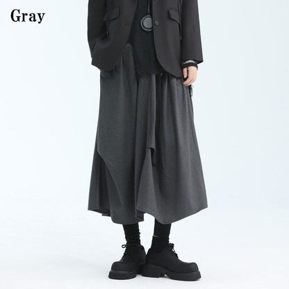 Asymmety Drape Retro Skirt【TR3177】