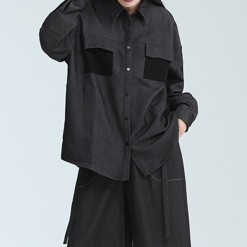 Thick Casual Collared Shirt【TR3134】
