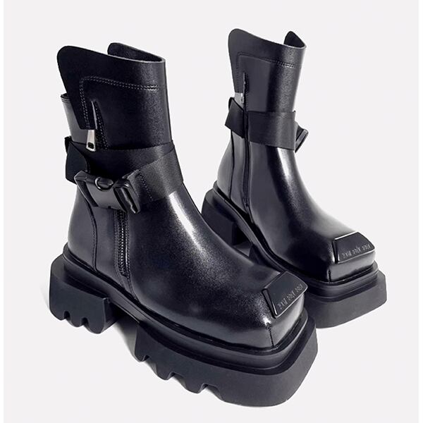 Square toe Combat Boots【TR3384】