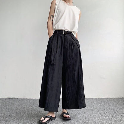 Belted Wide Pants【TR3313】